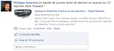 Katerine parle de Dead Rooster